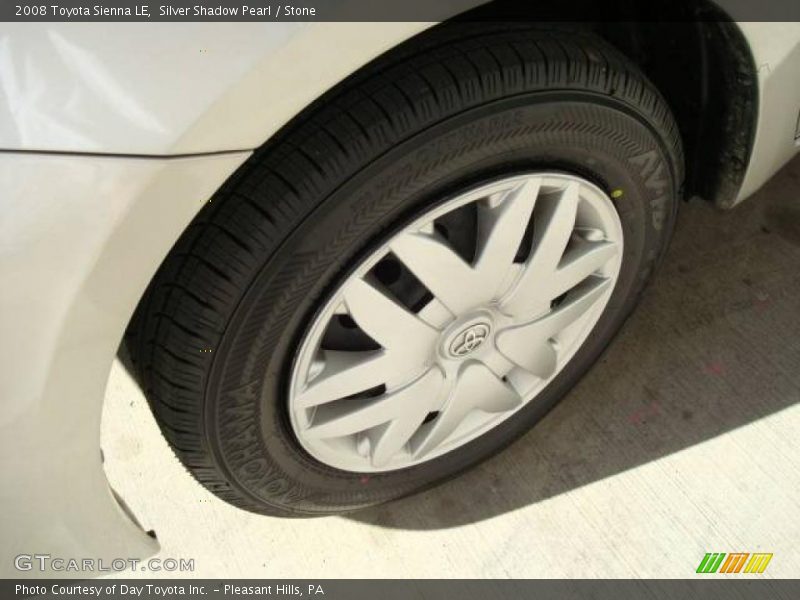 Silver Shadow Pearl / Stone 2008 Toyota Sienna LE