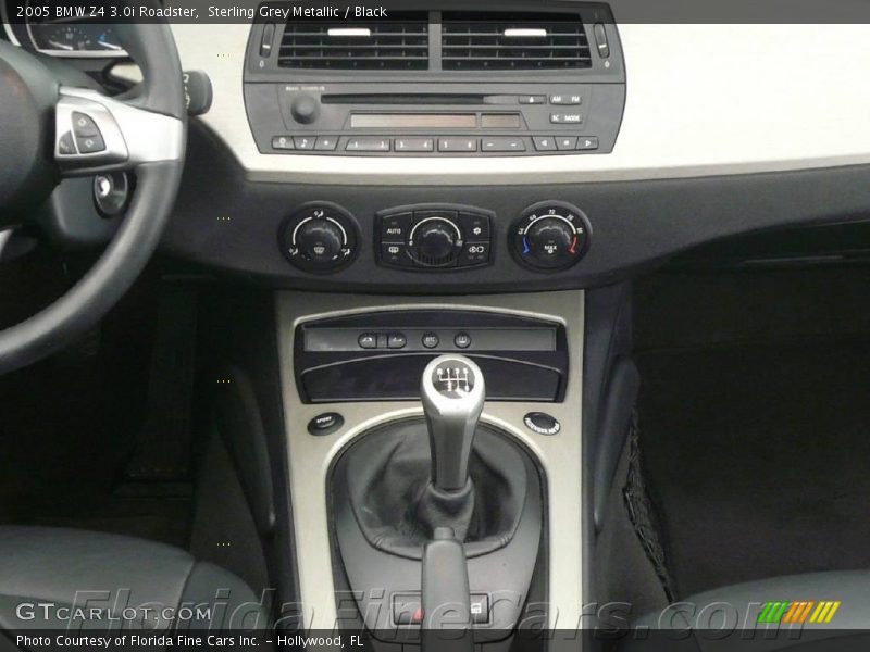 Sterling Grey Metallic / Black 2005 BMW Z4 3.0i Roadster