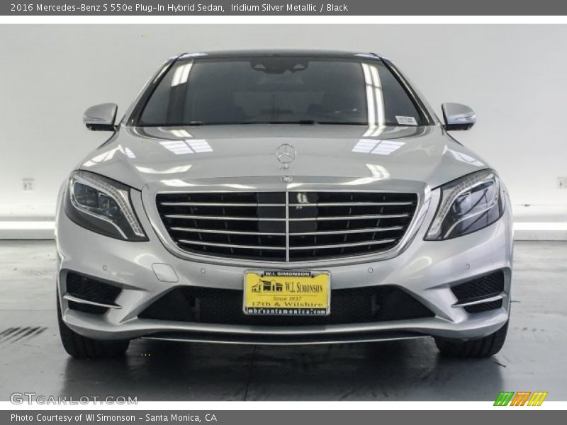 Iridium Silver Metallic / Black 2016 Mercedes-Benz S 550e Plug-In Hybrid Sedan