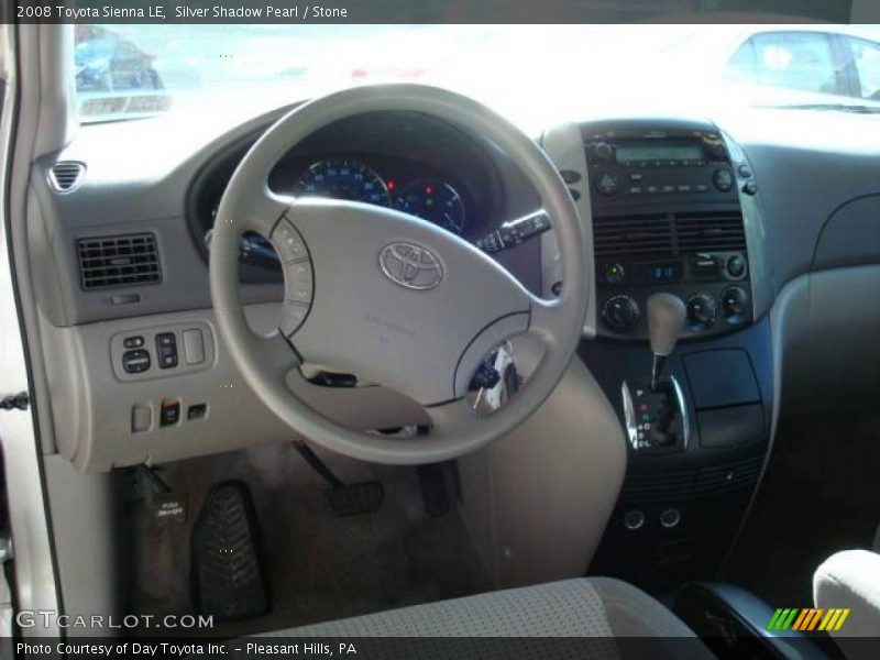 Silver Shadow Pearl / Stone 2008 Toyota Sienna LE