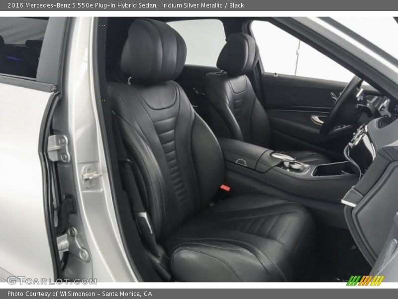 Iridium Silver Metallic / Black 2016 Mercedes-Benz S 550e Plug-In Hybrid Sedan