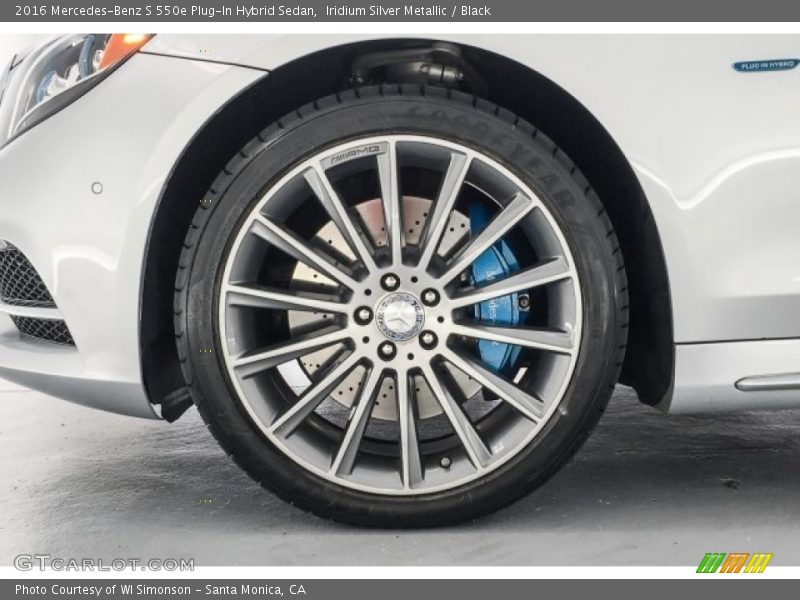 Iridium Silver Metallic / Black 2016 Mercedes-Benz S 550e Plug-In Hybrid Sedan