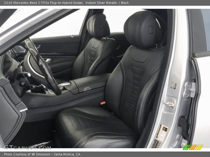Iridium Silver Metallic / Black 2016 Mercedes-Benz S 550e Plug-In Hybrid Sedan