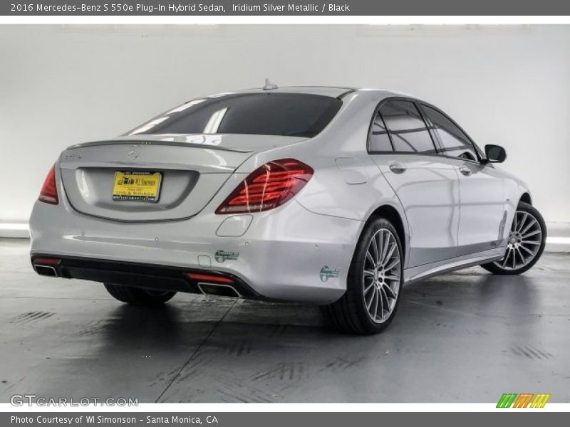 Iridium Silver Metallic / Black 2016 Mercedes-Benz S 550e Plug-In Hybrid Sedan