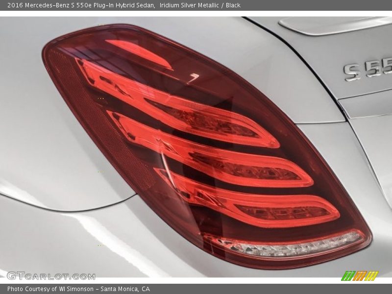 Iridium Silver Metallic / Black 2016 Mercedes-Benz S 550e Plug-In Hybrid Sedan