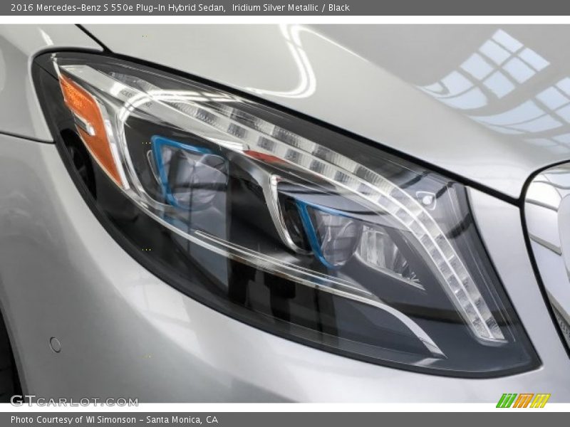Iridium Silver Metallic / Black 2016 Mercedes-Benz S 550e Plug-In Hybrid Sedan