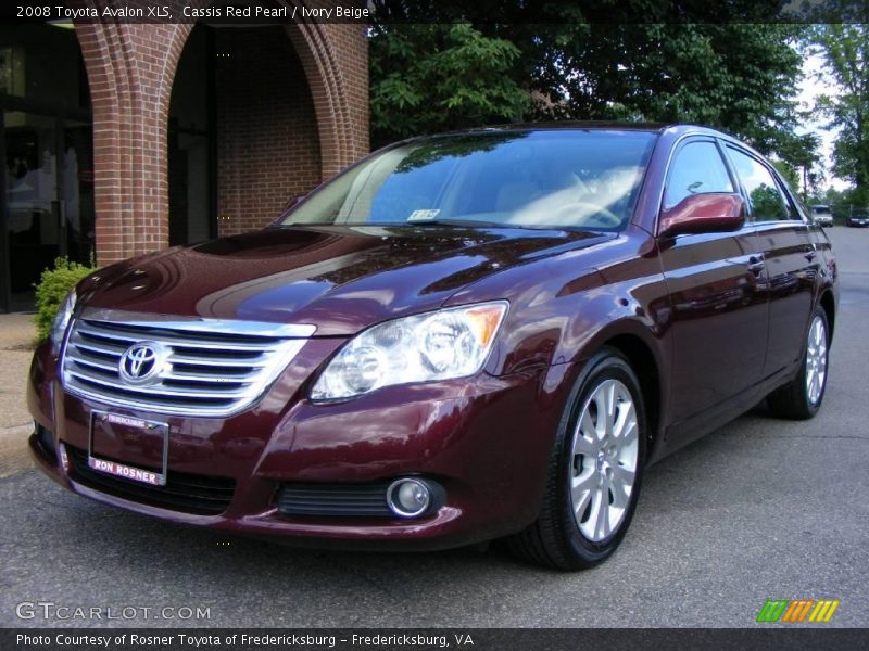 Cassis Red Pearl / Ivory Beige 2008 Toyota Avalon XLS