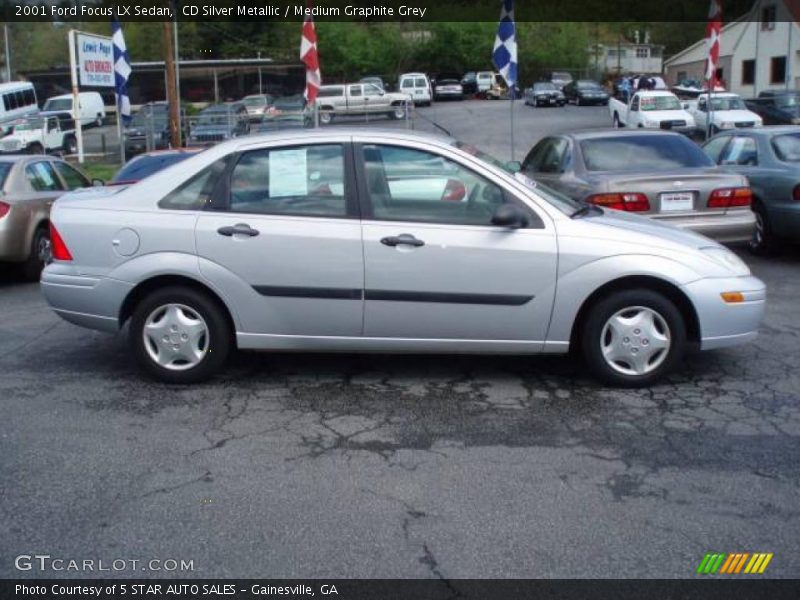 CD Silver Metallic / Medium Graphite Grey 2001 Ford Focus LX Sedan