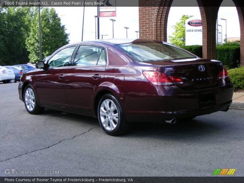 Cassis Red Pearl / Ivory Beige 2008 Toyota Avalon XLS