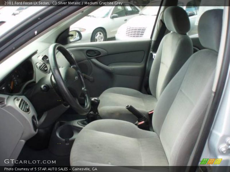 CD Silver Metallic / Medium Graphite Grey 2001 Ford Focus LX Sedan