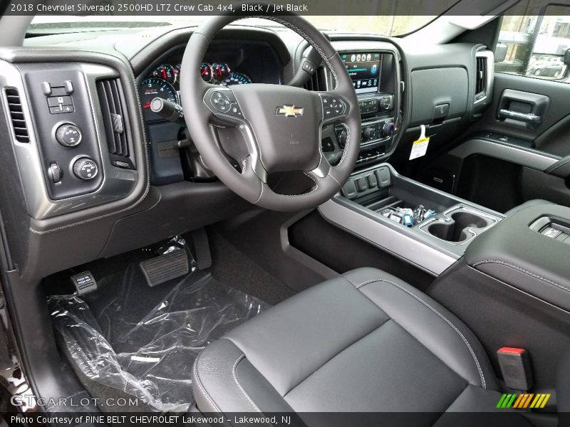  2018 Silverado 2500HD LTZ Crew Cab 4x4 Jet Black Interior
