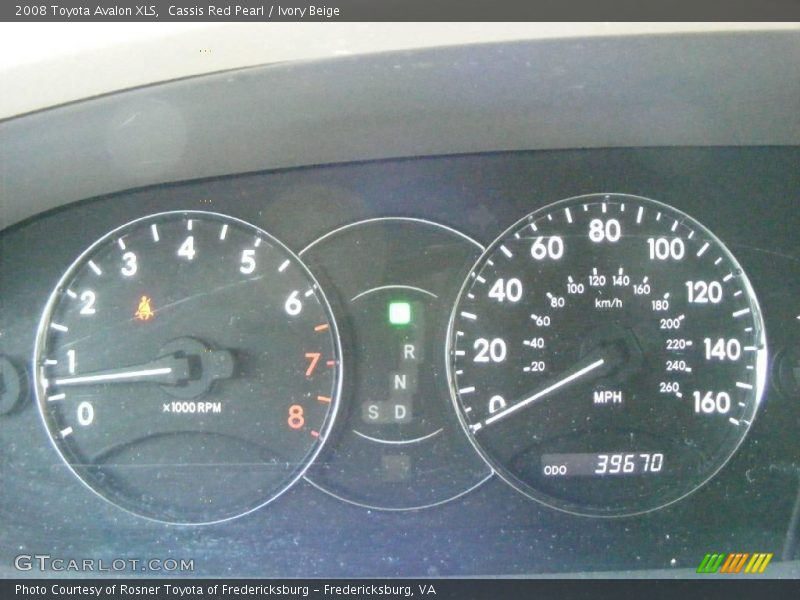 Cassis Red Pearl / Ivory Beige 2008 Toyota Avalon XLS
