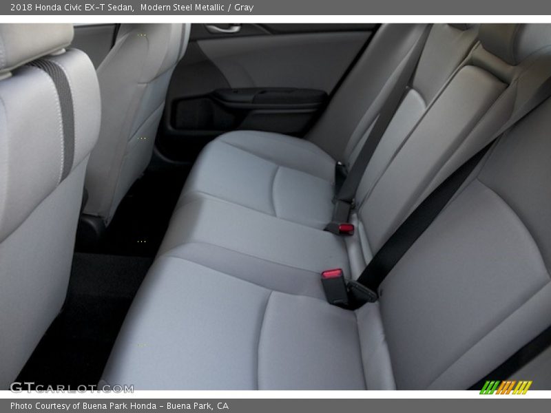 Modern Steel Metallic / Gray 2018 Honda Civic EX-T Sedan