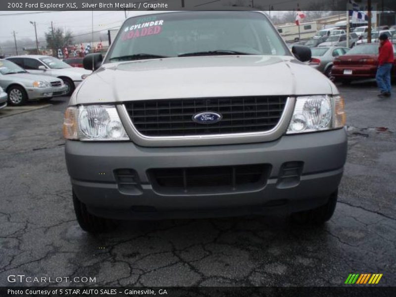 Silver Birch Metallic / Graphite 2002 Ford Explorer XLS