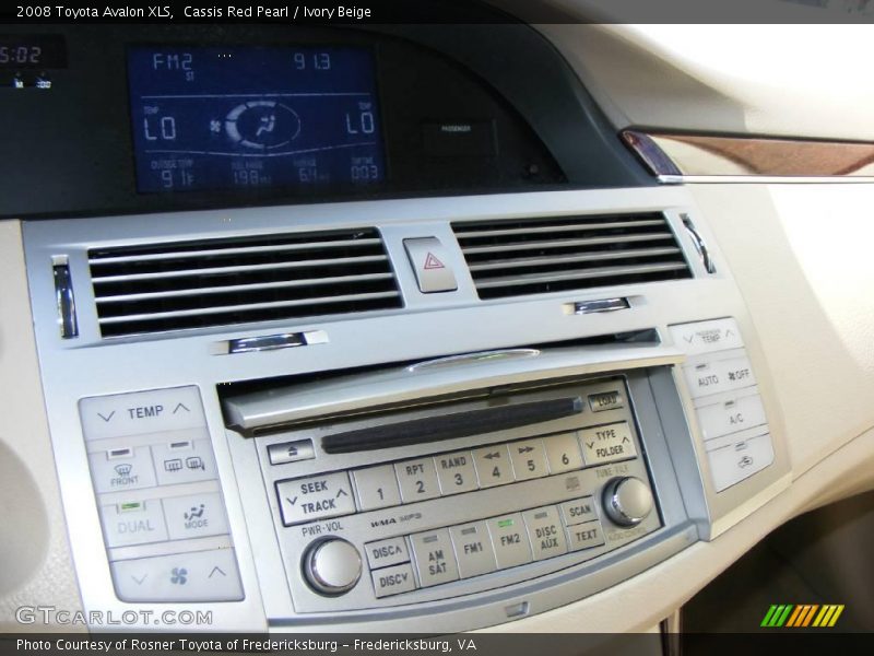 Cassis Red Pearl / Ivory Beige 2008 Toyota Avalon XLS