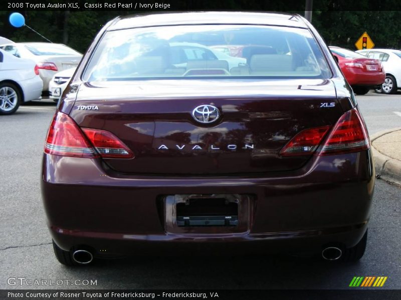 Cassis Red Pearl / Ivory Beige 2008 Toyota Avalon XLS