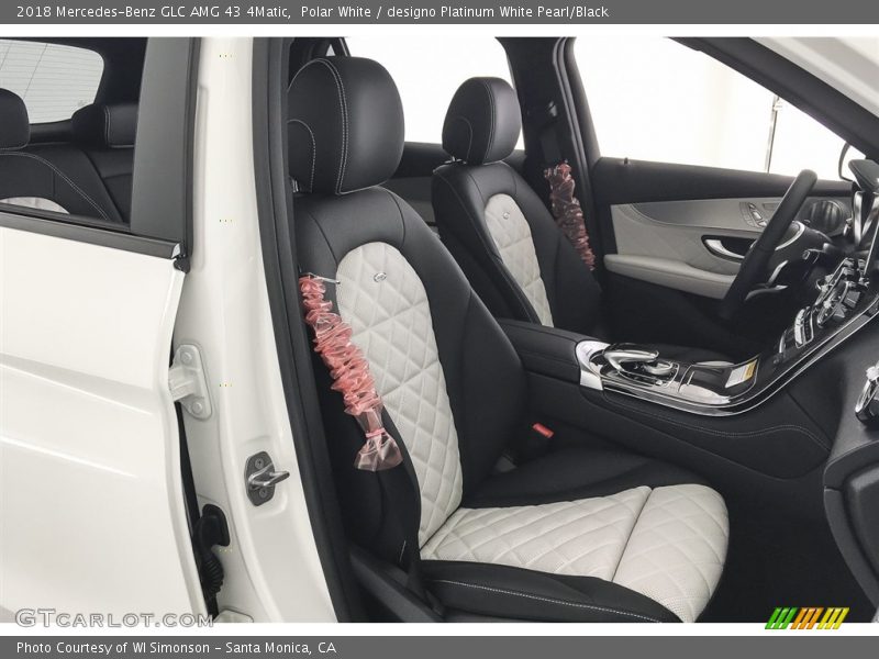  2018 GLC AMG 43 4Matic designo Platinum White Pearl/Black Interior