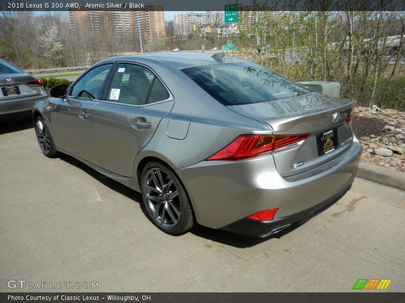 Atomic Silver / Black 2018 Lexus IS 300 AWD