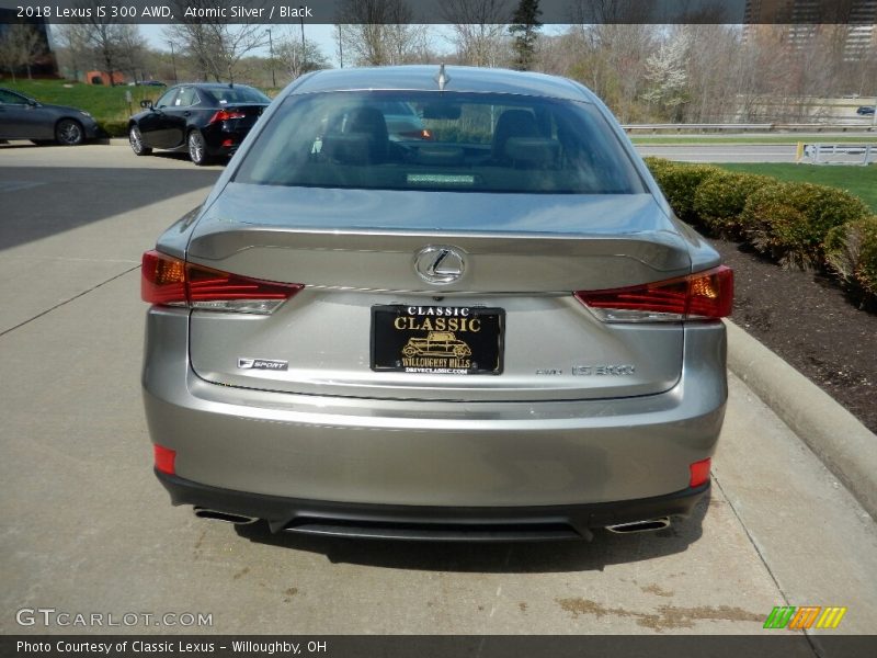 Atomic Silver / Black 2018 Lexus IS 300 AWD