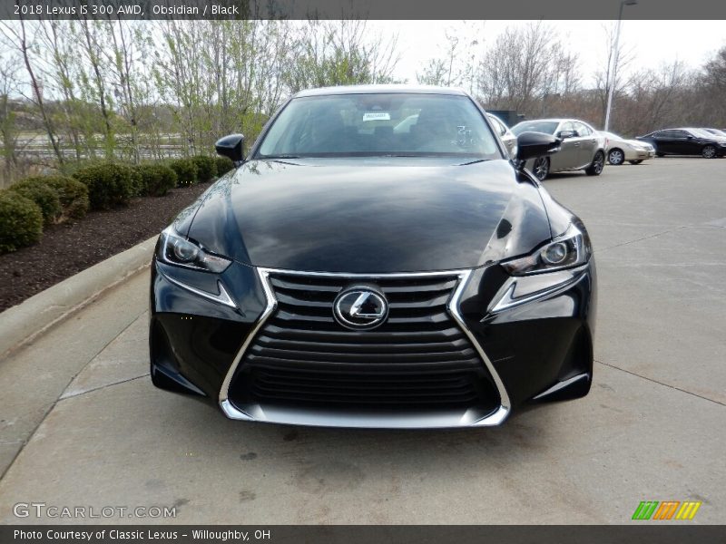 Obsidian / Black 2018 Lexus IS 300 AWD