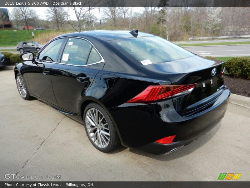 Obsidian / Black 2018 Lexus IS 300 AWD