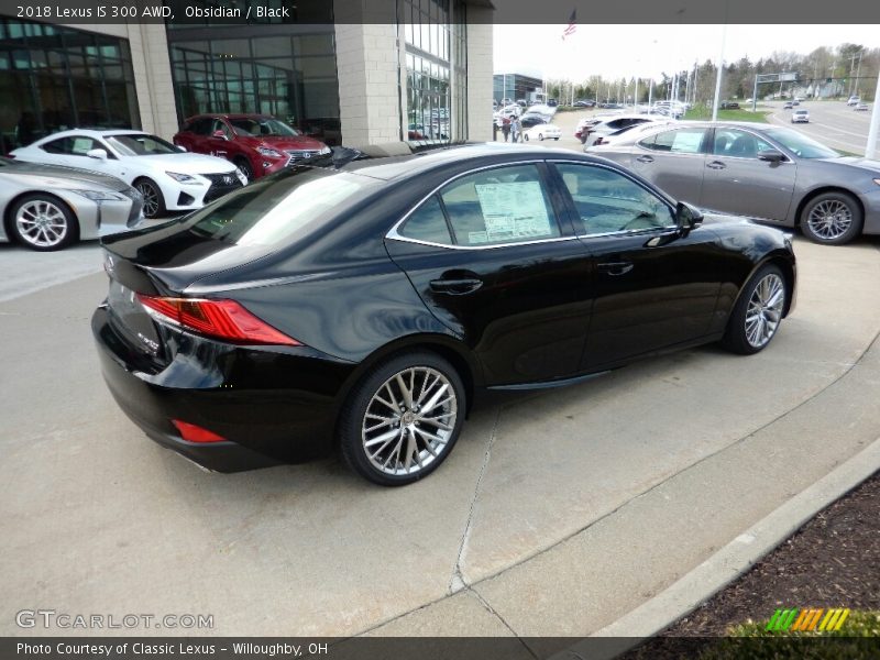 Obsidian / Black 2018 Lexus IS 300 AWD