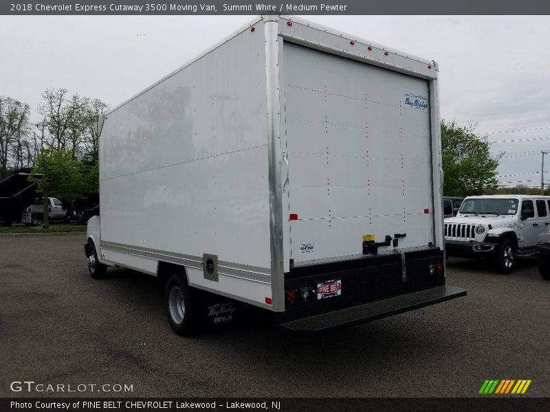 Summit White / Medium Pewter 2018 Chevrolet Express Cutaway 3500 Moving Van