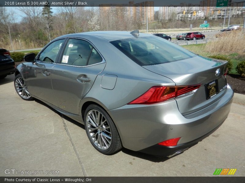 Atomic Silver / Black 2018 Lexus IS 300 AWD