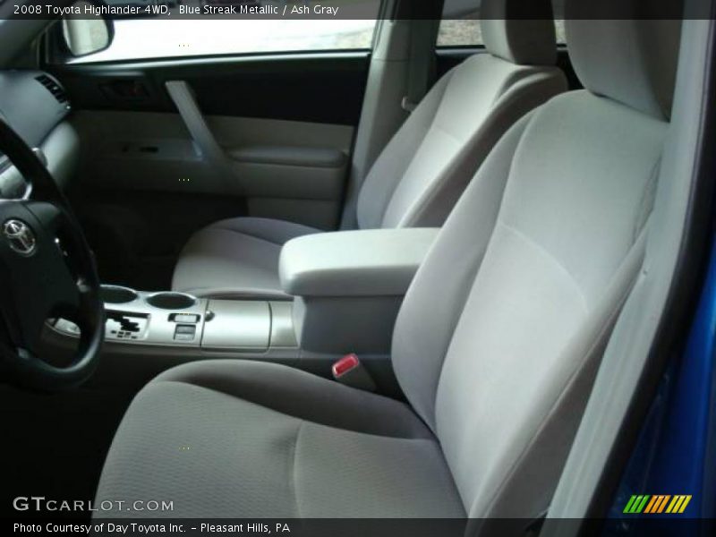Blue Streak Metallic / Ash Gray 2008 Toyota Highlander 4WD