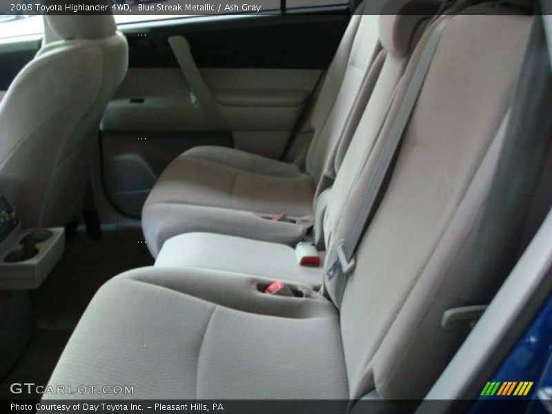Blue Streak Metallic / Ash Gray 2008 Toyota Highlander 4WD