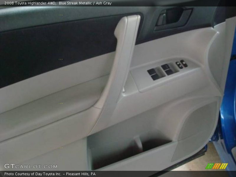 Blue Streak Metallic / Ash Gray 2008 Toyota Highlander 4WD