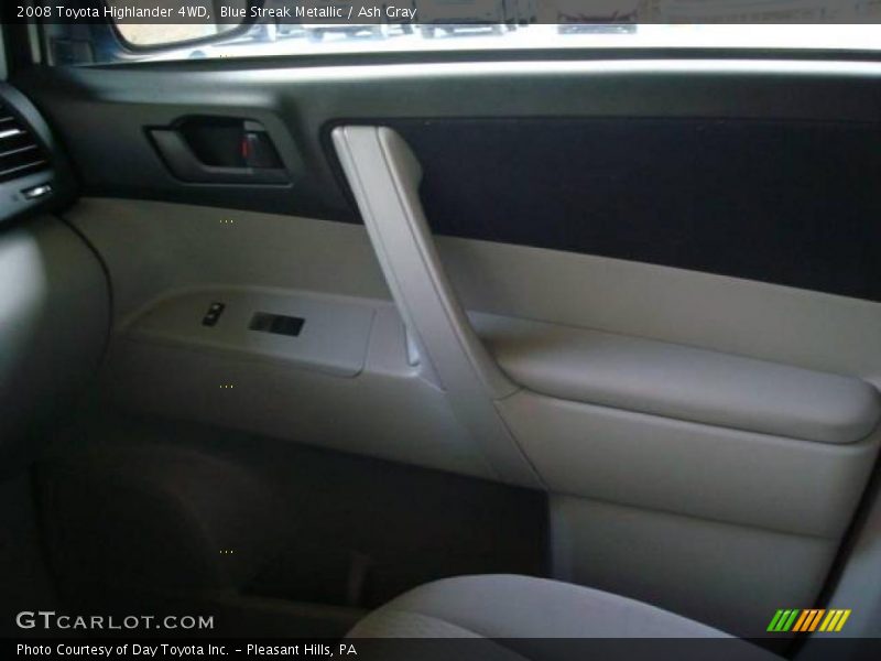 Blue Streak Metallic / Ash Gray 2008 Toyota Highlander 4WD