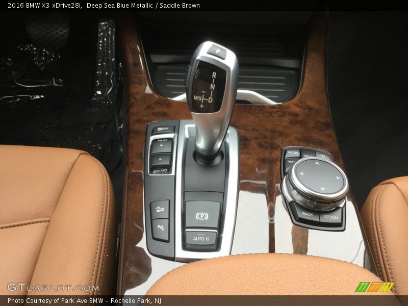 Deep Sea Blue Metallic / Saddle Brown 2016 BMW X3 xDrive28i