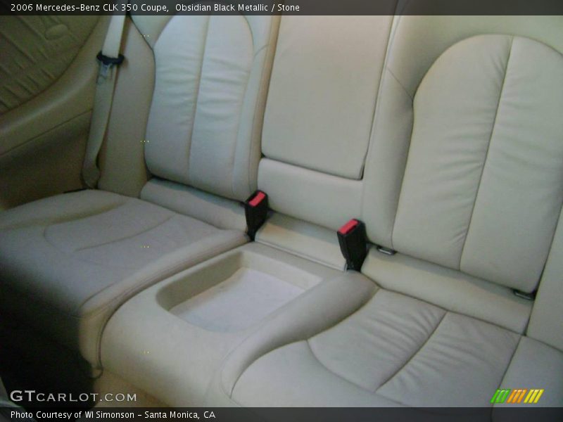 Obsidian Black Metallic / Stone 2006 Mercedes-Benz CLK 350 Coupe