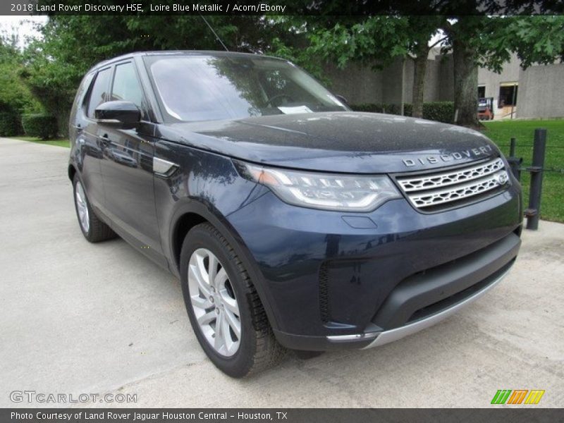 Loire Blue Metallic / Acorn/Ebony 2018 Land Rover Discovery HSE