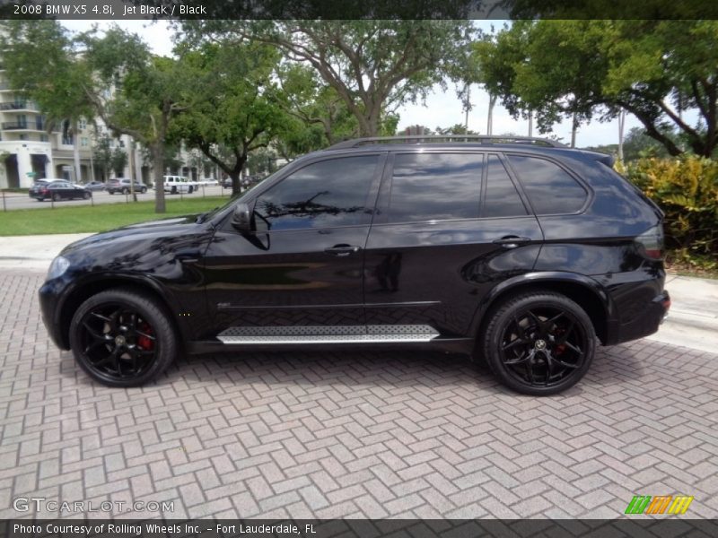 Jet Black / Black 2008 BMW X5 4.8i