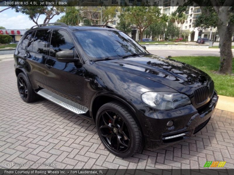 Jet Black / Black 2008 BMW X5 4.8i
