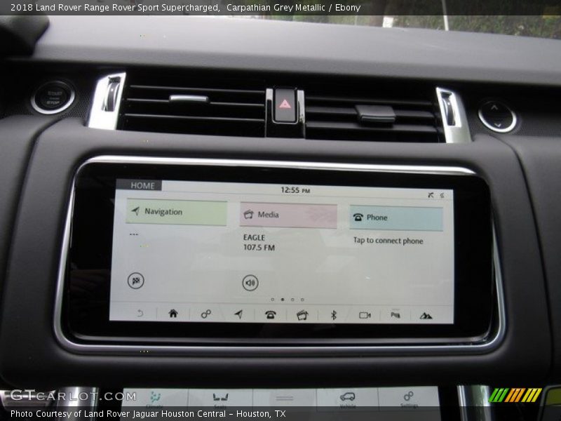 Carpathian Grey Metallic / Ebony 2018 Land Rover Range Rover Sport Supercharged