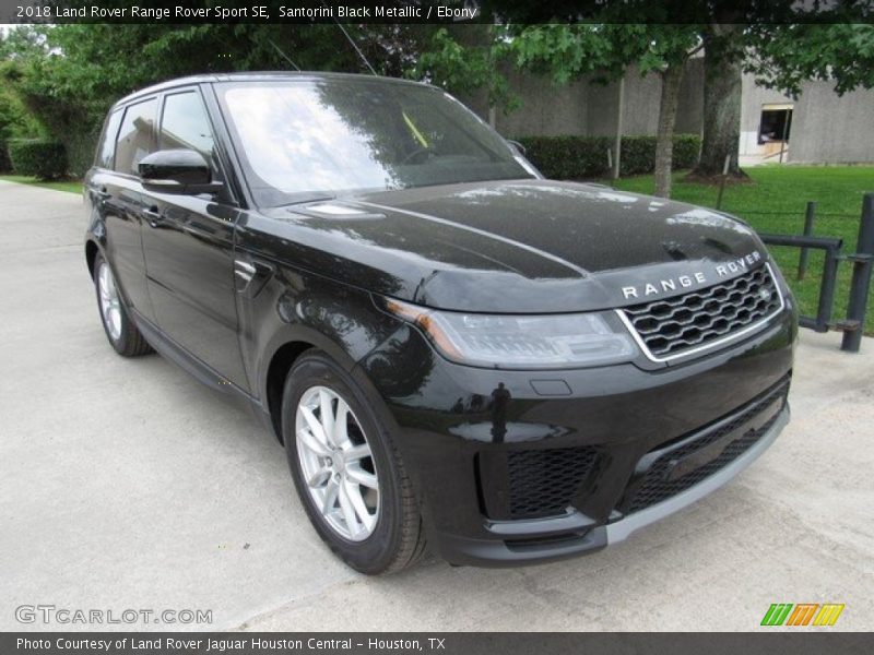 Santorini Black Metallic / Ebony 2018 Land Rover Range Rover Sport SE
