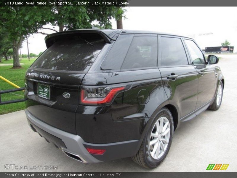 Santorini Black Metallic / Ebony 2018 Land Rover Range Rover Sport SE