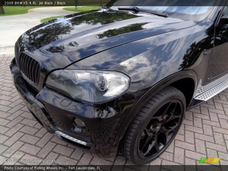 Jet Black / Black 2008 BMW X5 4.8i