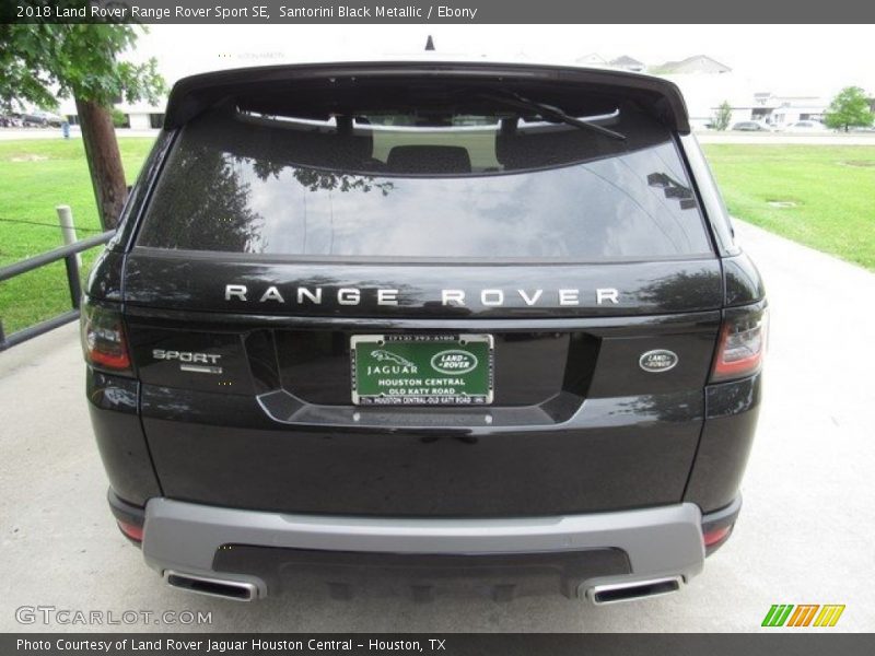 Santorini Black Metallic / Ebony 2018 Land Rover Range Rover Sport SE