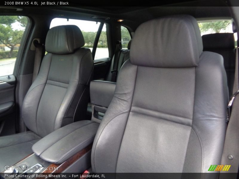 Jet Black / Black 2008 BMW X5 4.8i