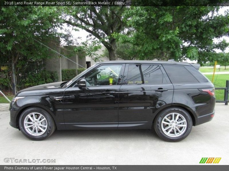 Santorini Black Metallic / Ebony 2018 Land Rover Range Rover Sport SE