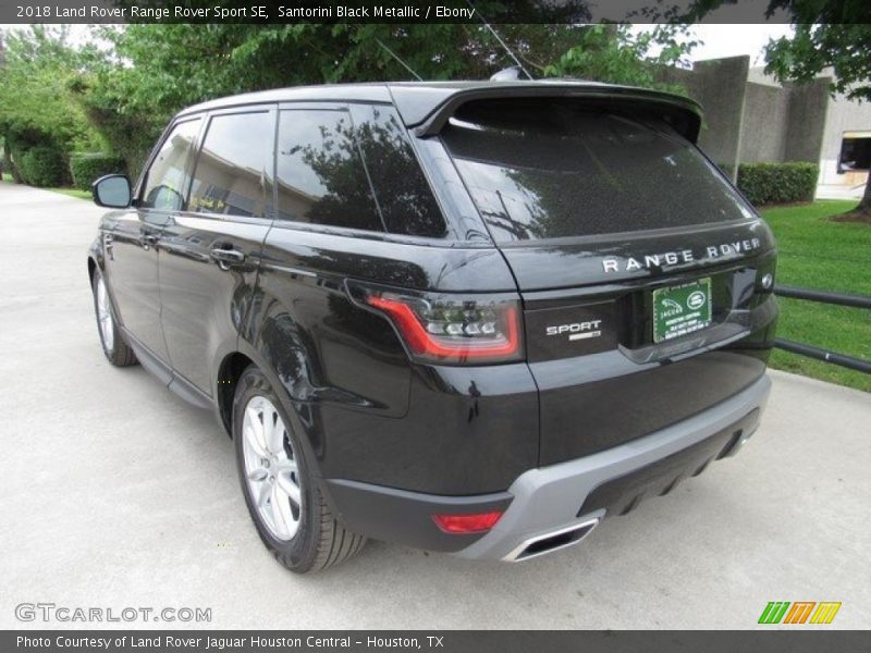 Santorini Black Metallic / Ebony 2018 Land Rover Range Rover Sport SE