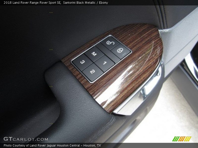 Santorini Black Metallic / Ebony 2018 Land Rover Range Rover Sport SE