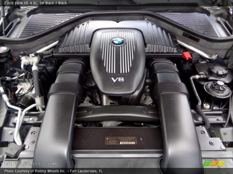 Jet Black / Black 2008 BMW X5 4.8i