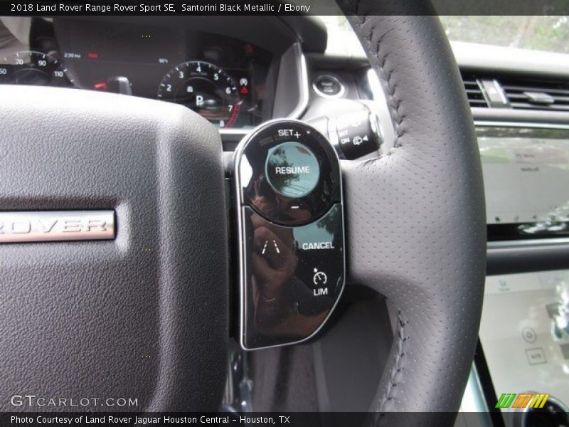 Santorini Black Metallic / Ebony 2018 Land Rover Range Rover Sport SE