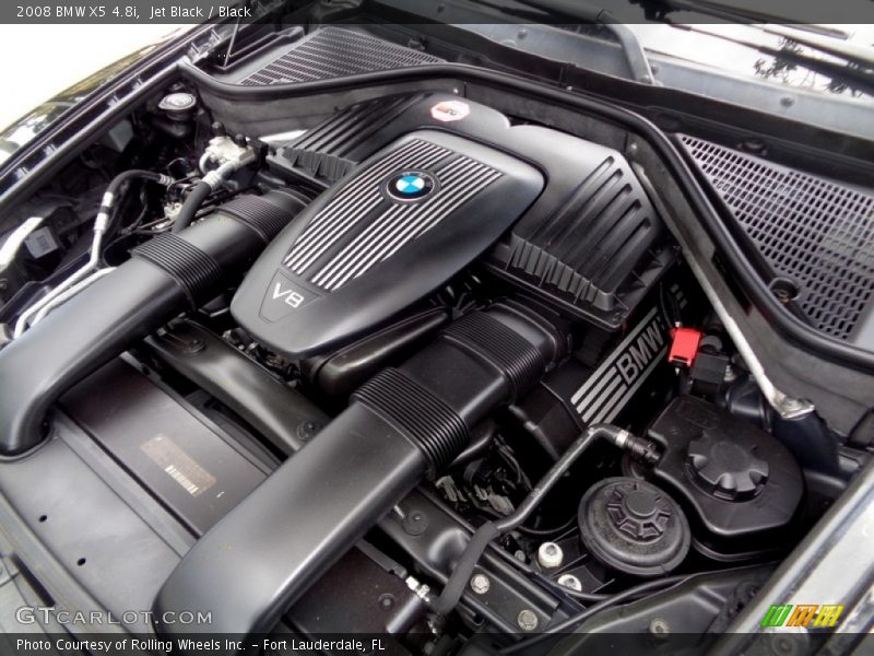 Jet Black / Black 2008 BMW X5 4.8i
