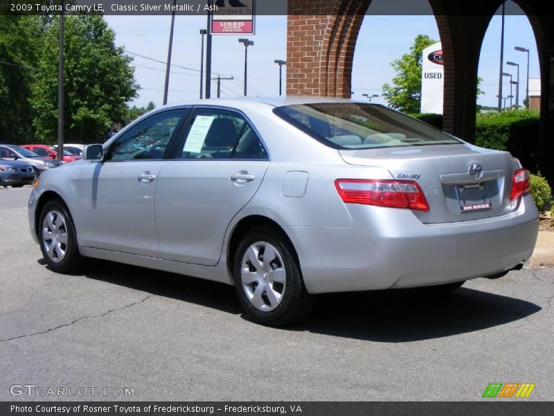 Classic Silver Metallic / Ash 2009 Toyota Camry LE